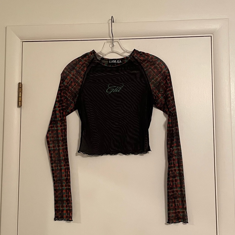 I.AM.GIA mesh shirt